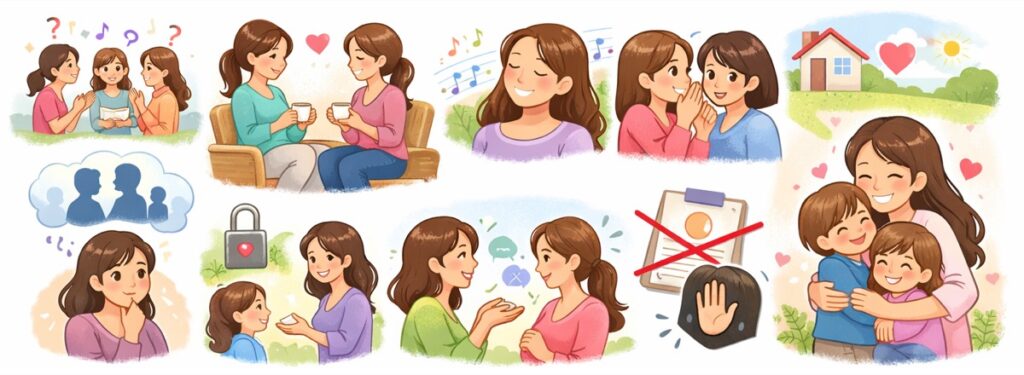 シングルマザーであることを打ち明けるのはいつがいいか