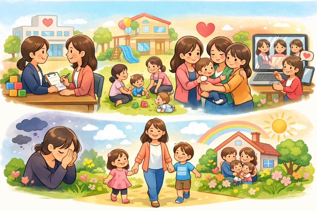 地域の支援窓口やコミュニティを頼ることへの罪悪感は要らない