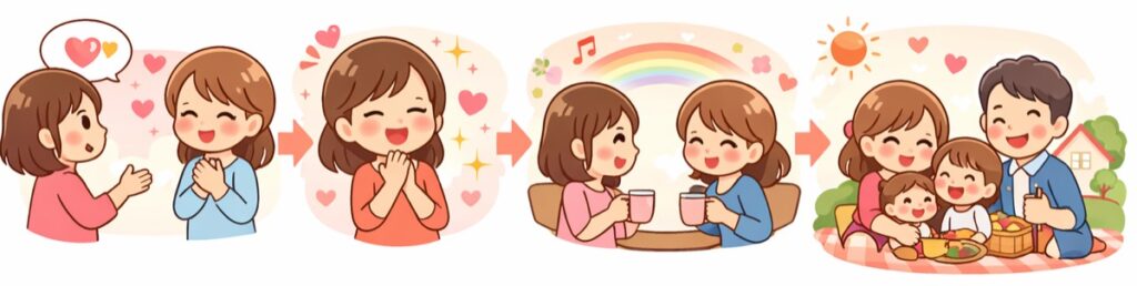 ステップ1：まず「誘ってくれてありがとう」を伝える