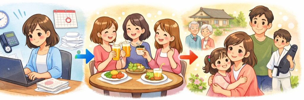 仕事・家族を理由にするときの断り方例文