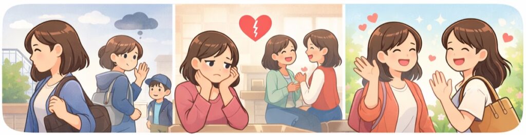 翌日の挨拶をいつも通りにするだけで印象は変わる