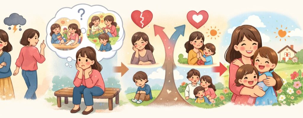 「距離を置いたら後悔するか」を自分に問いかける