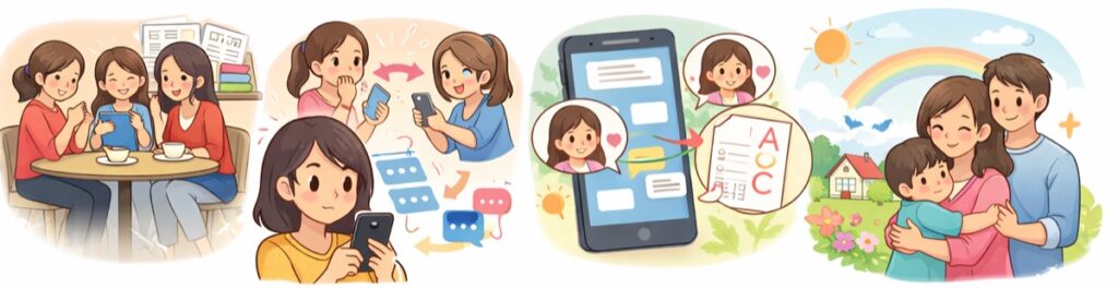 タイプ③　やたらとお茶・食事に誘ってくるママ