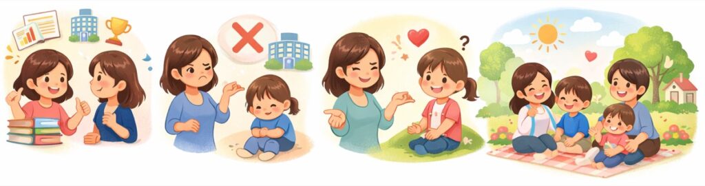 塾自慢をされたときの切り返し方