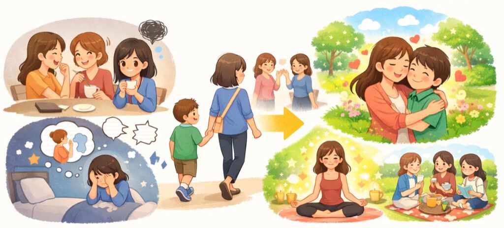 パターン② 苦手でも「お付き合い」と割り切って何とか参加する