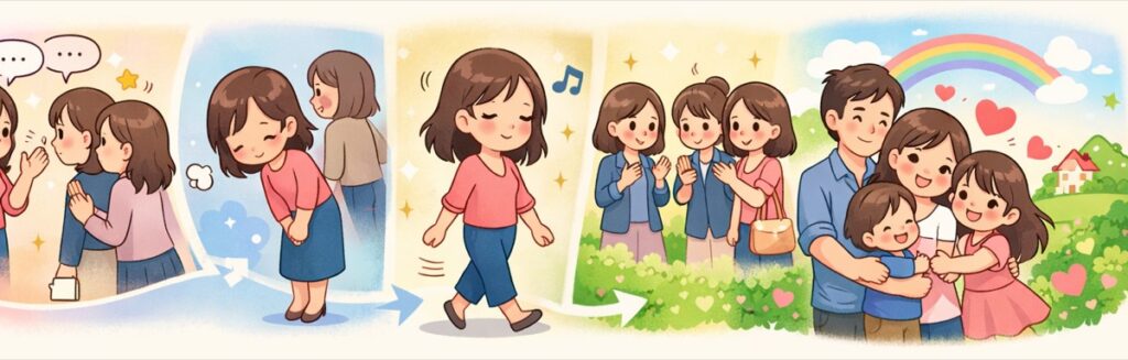 家族や別のママ友との時間に、もっとエネルギーを使う