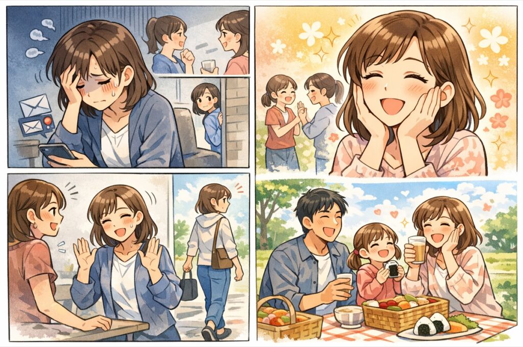 苦手なママ友との距離の置き方｜関係を壊さずに自然に離れる7つのコツ