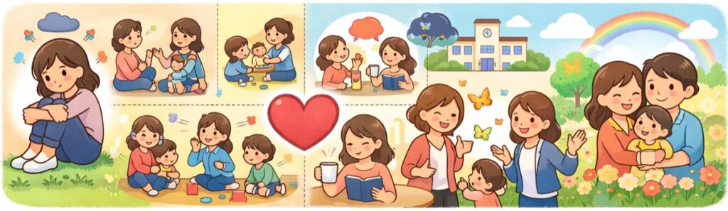 まとめ：ママ友がいなくて寂しい…気持ちの整え方と一歩の踏み出し方