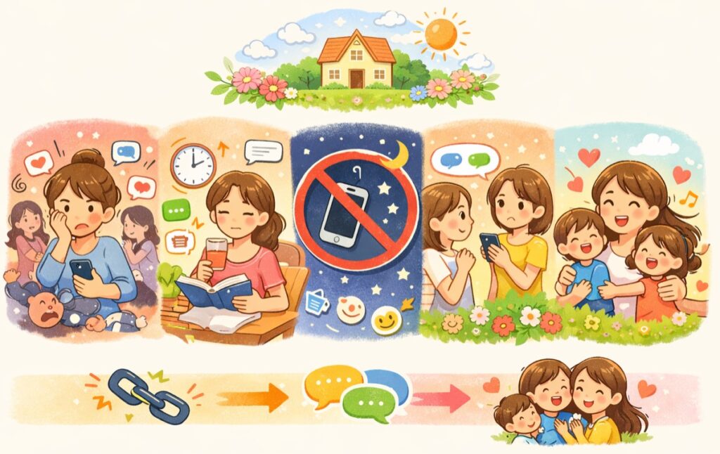 まとめ：ママ友とのライン頻度はどのくらいが適切？ほどよい距離感