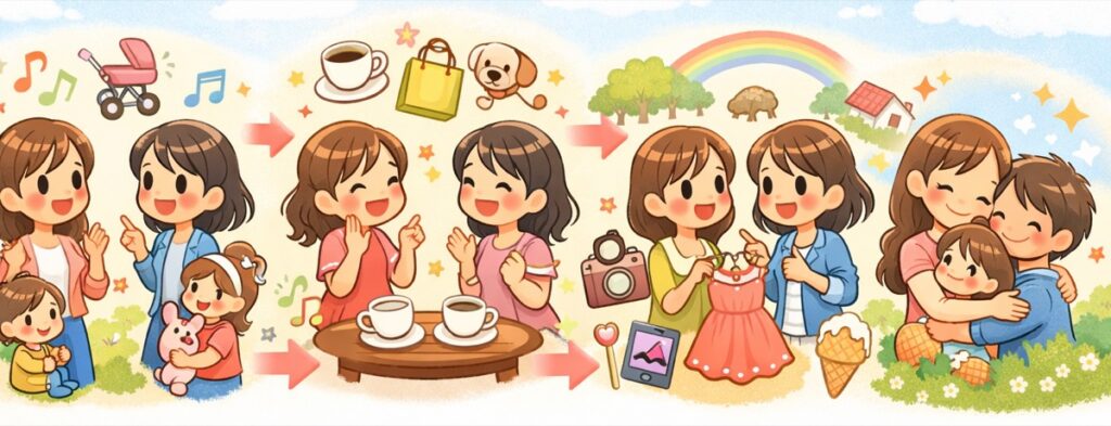 共通点を見つけて話を広げる会話の持っていき方