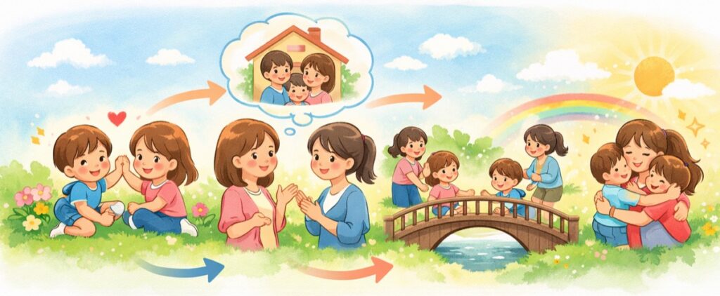 子ども同士の関係への感謝を伝える