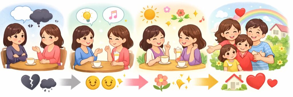 否定せず、前向きな空気を意識する