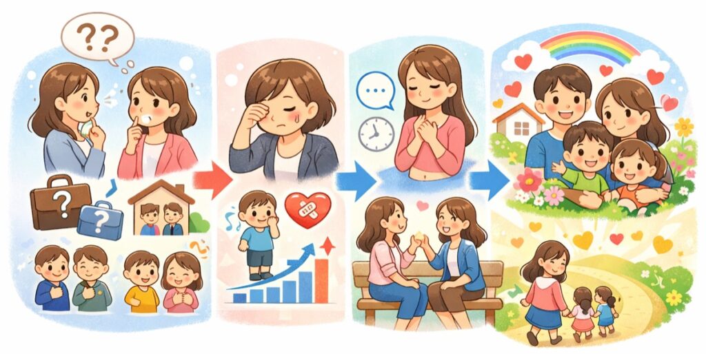 相手の個人的な事情には踏み込みすぎない