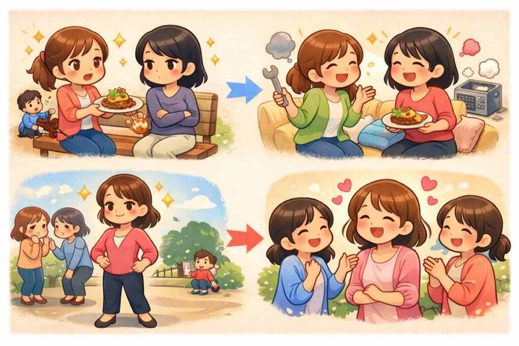 自分の長所や自慢は逆効果になる場合がある