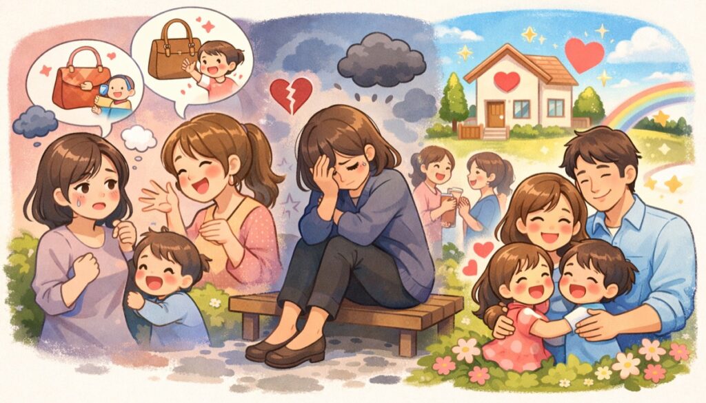 悩みを打ち明けたら、自慢で返ってきた話