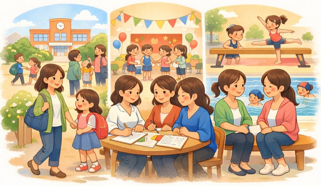 学童・PTA・習い事という3つの接点