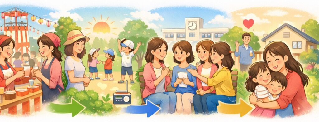 地域のイベントや子ども会という意外な近道