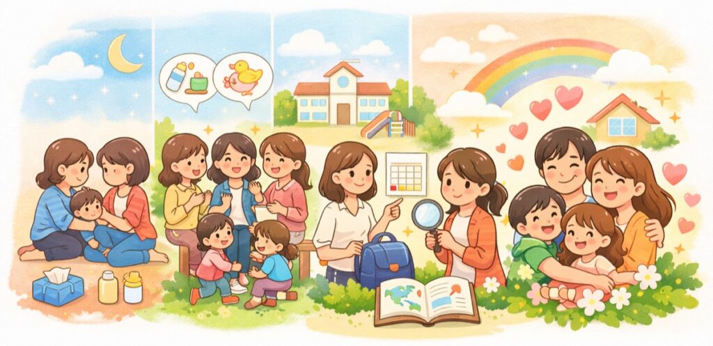 育児の不安を話せる相手がいるということ