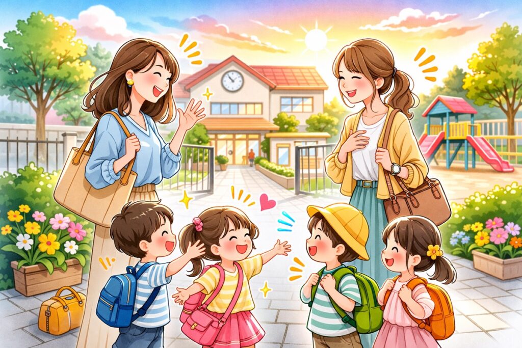 送り迎えの時間が一番のチャンス