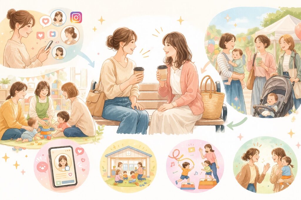 SNSや地域のイベントでも仲間は見つかる