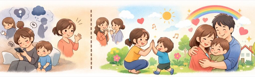 我慢が続くと子供にも影響が出る可能性がある