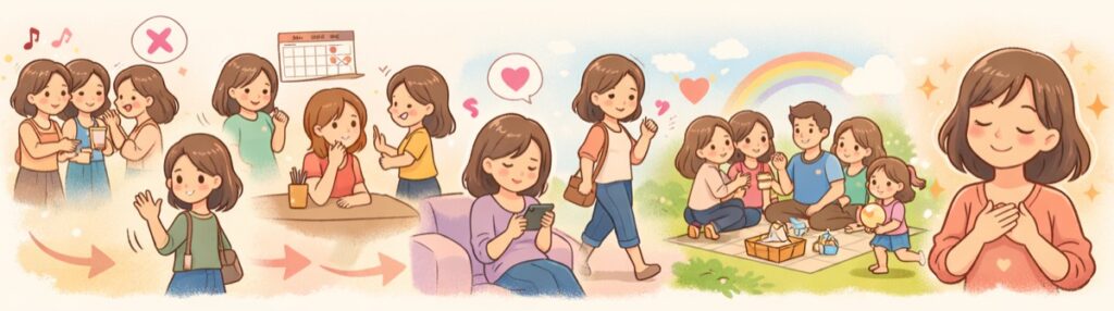 急に態度を変えるのは絶対NG、「さりげなく」が鉄則