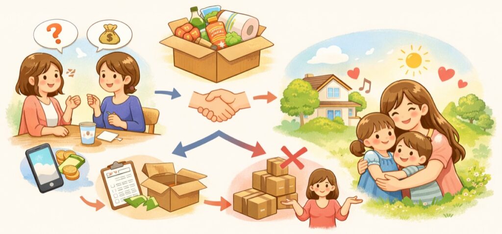 共同購入は事前の話し合いがすべて