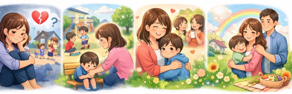 子供に申し訳ない…という罪悪感がいちばんつらい理由