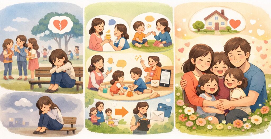 「ママ友がほしい理由」を書き出すと、本当の悩みが見えてくる