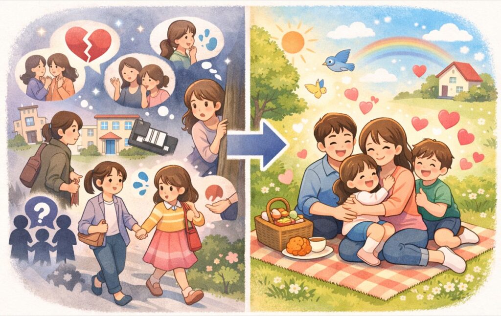 同じ習い事・塾・転居まで追いかけてくるケース