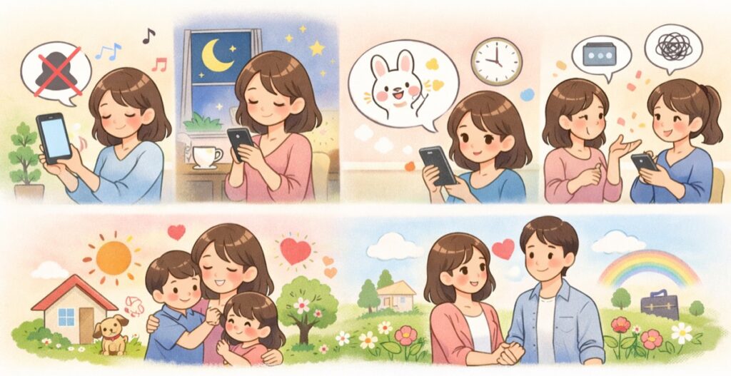 LINEの頻度を落とす——通知オフ・返信ルールの決め方