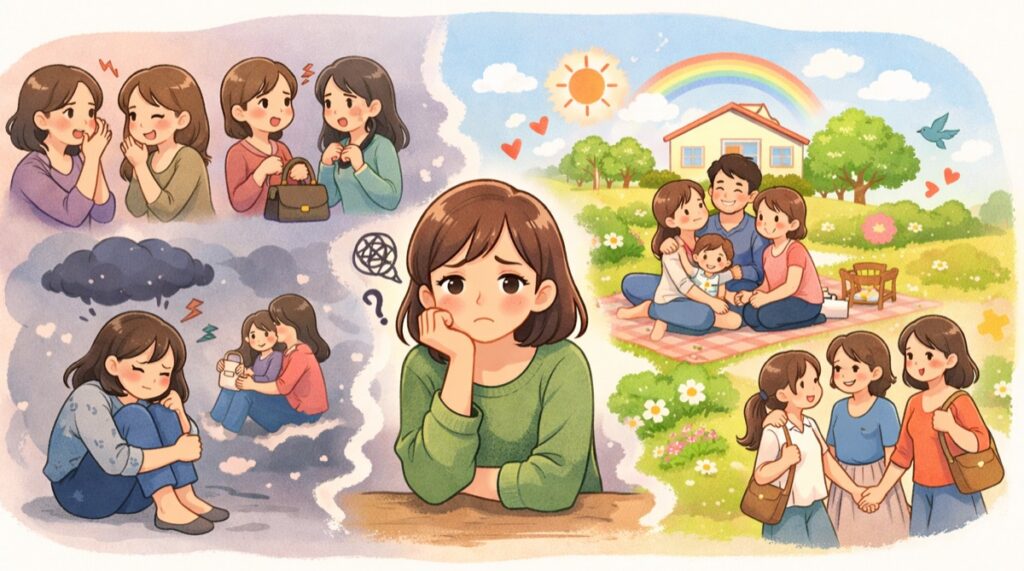 価値観の違うママとも付き合わなければならないもどかしさ