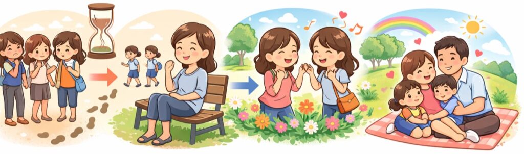 「この関係は今だけ」と割り切ることで心が楽になる