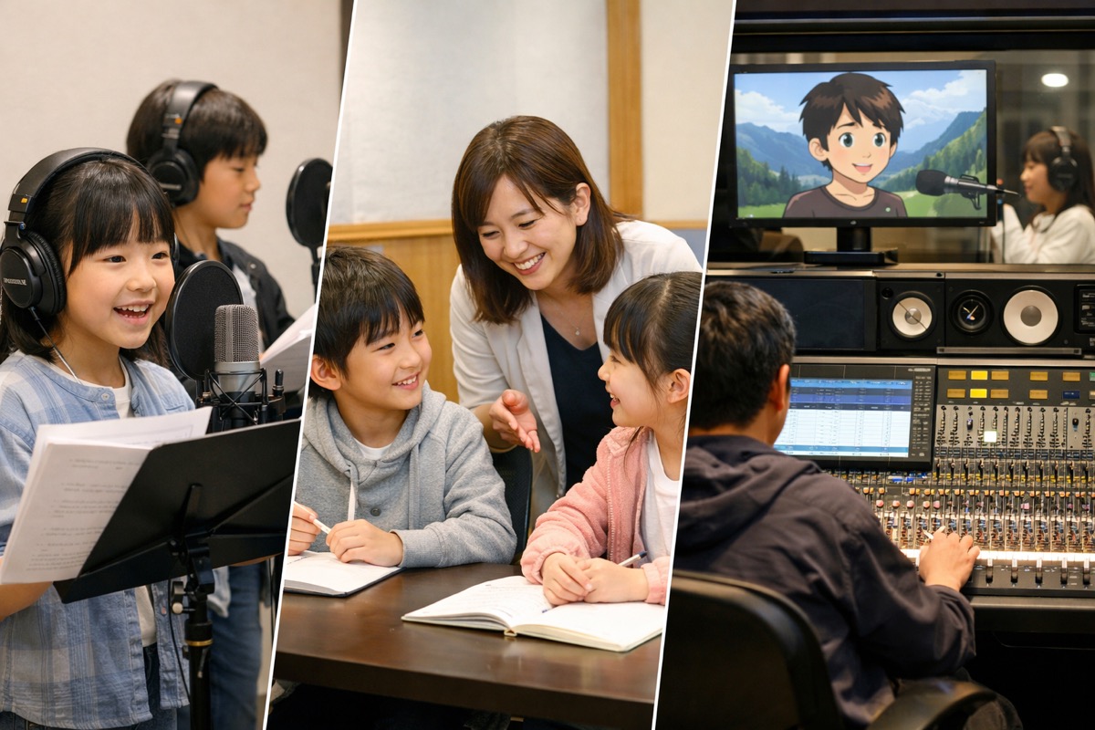 声優の習い事は何歳から？小学生から通えるスクール・費用・選び方を徹底解説