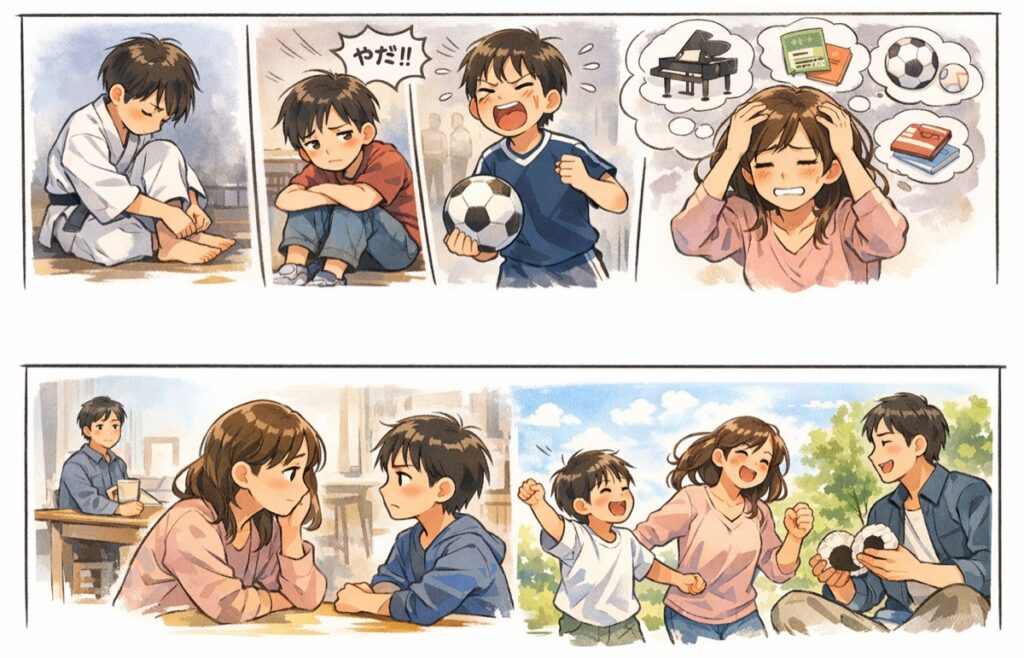 習い事が多すぎるサイン!子どもがやりたがらないときに親がすべき判断軸と対処法