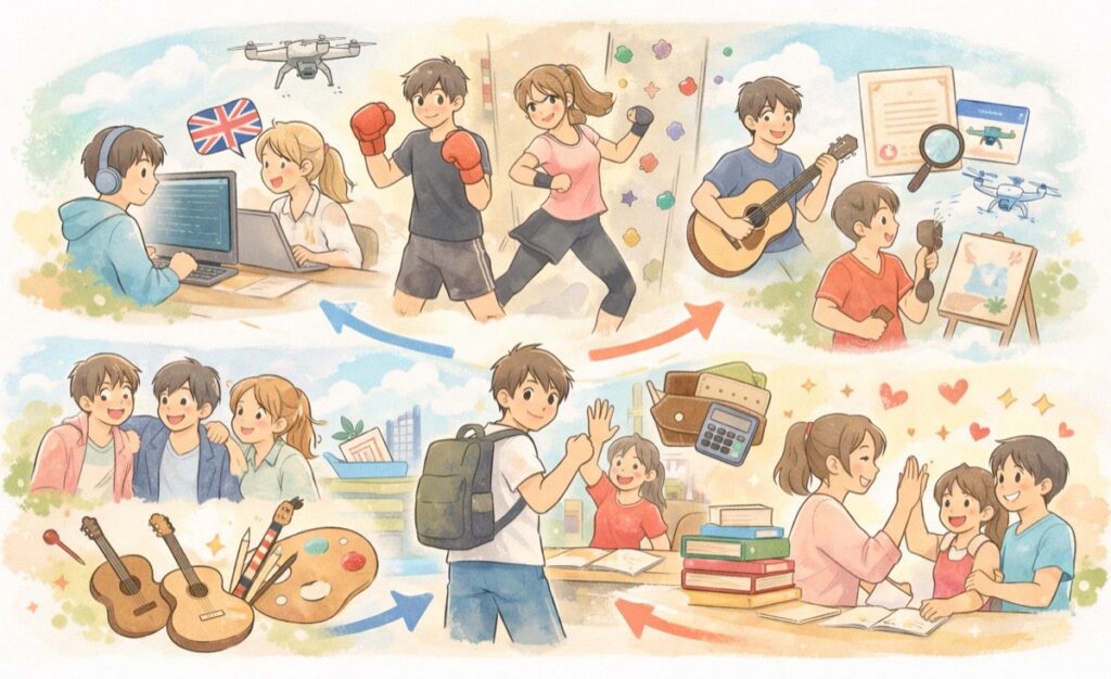 まとめ：高校生から始めても遅くない習い事！今からスタートしても将来に活きる種目