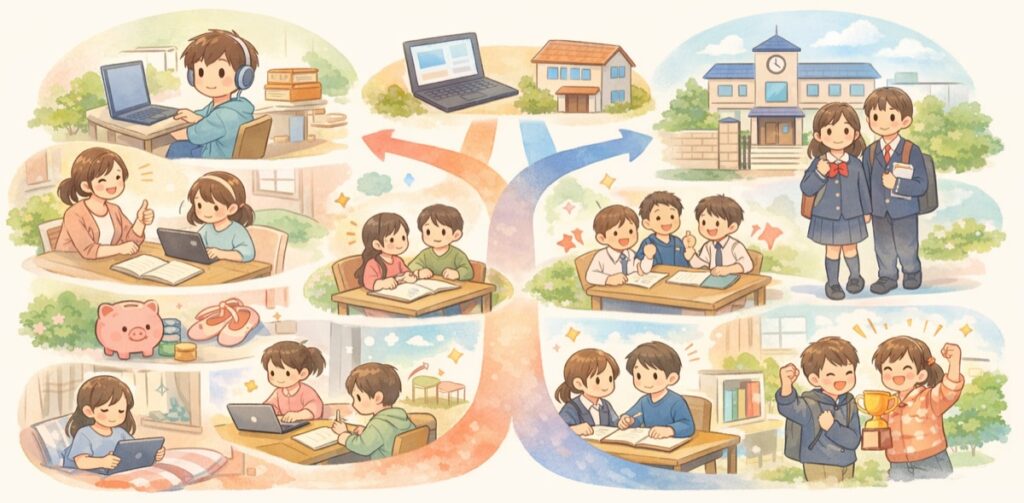 まとめ：小学生は塾か通信教育かどっちにすべき？子どものタイプ別に徹底比較