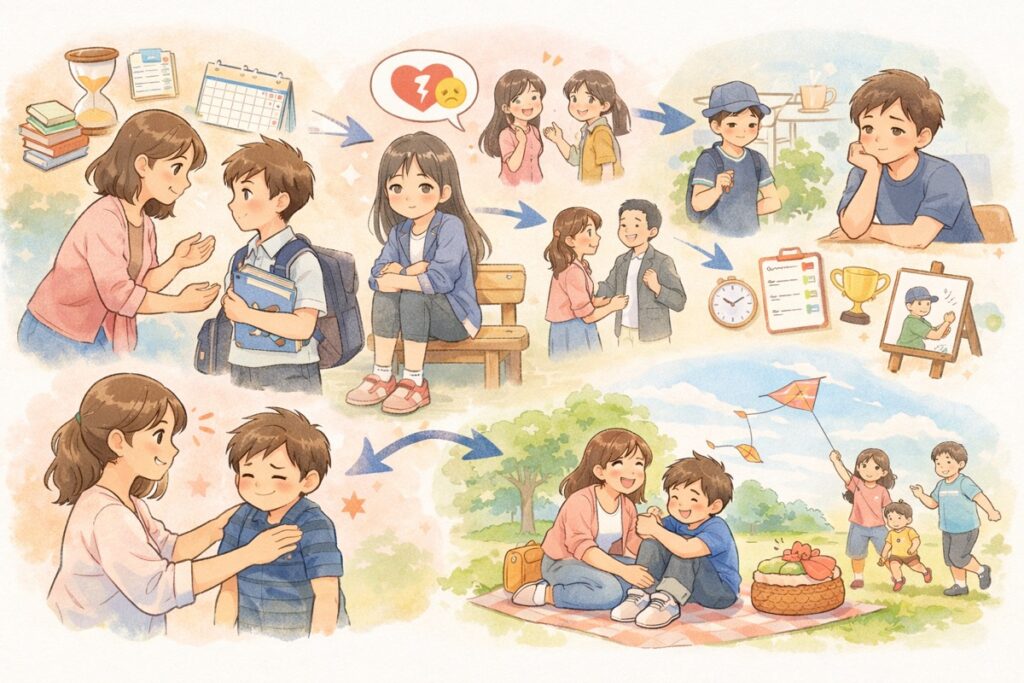 まとめ：中学生が習い事を辞めたいと言い出したら？理由別の対応と辞め時の判断軸