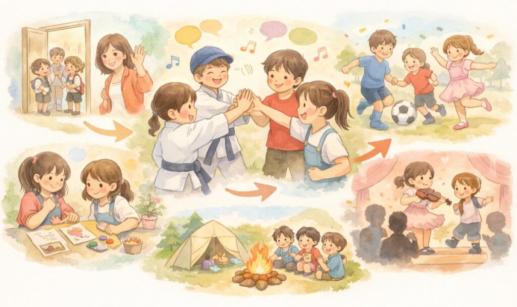 子供の友達づくりが心配なら、習い事が最強の近道かもしれない