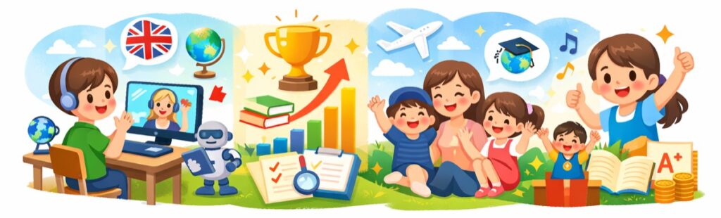 【オンライン英会話系】英語だけ受講できる通信教育おすすめ比較