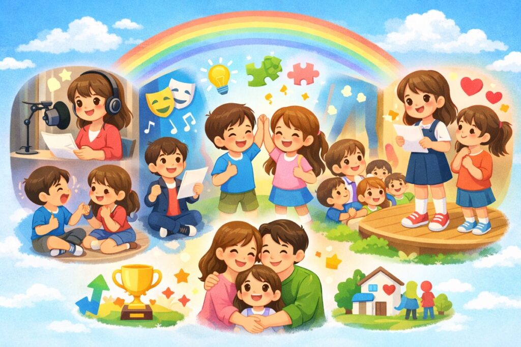 声優の習い事で子どもが身につけられること