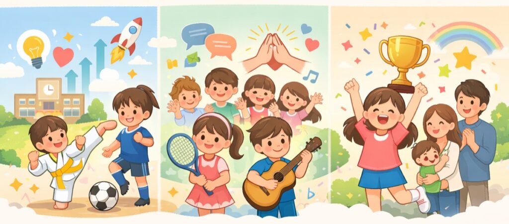 高学年から習い事を始める、意外と大きな3つのメリット