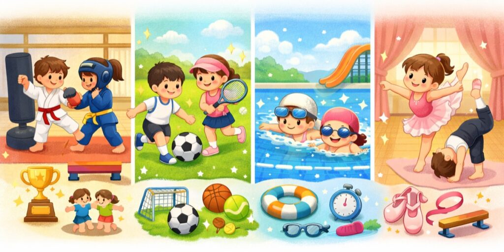 高学年からでも間に合う習い事【運動系】人気ランキングと特徴