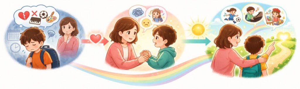 習い事を始めたあとに「やめたい」と言われたときの向き合い方