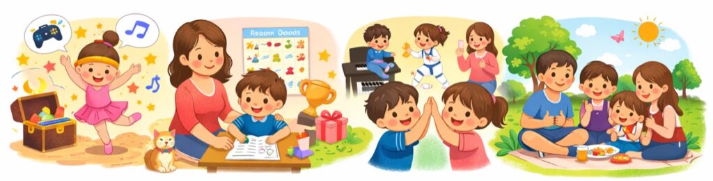 子供が飽きずに続けるための工夫