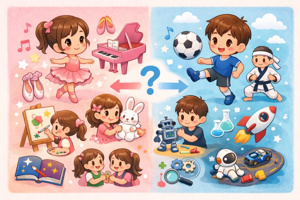女の子と男の子、習い事の選び方はどう違う？