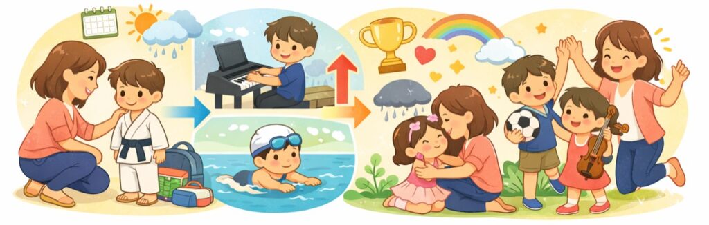 習い事を続けさせるための親の関わり方