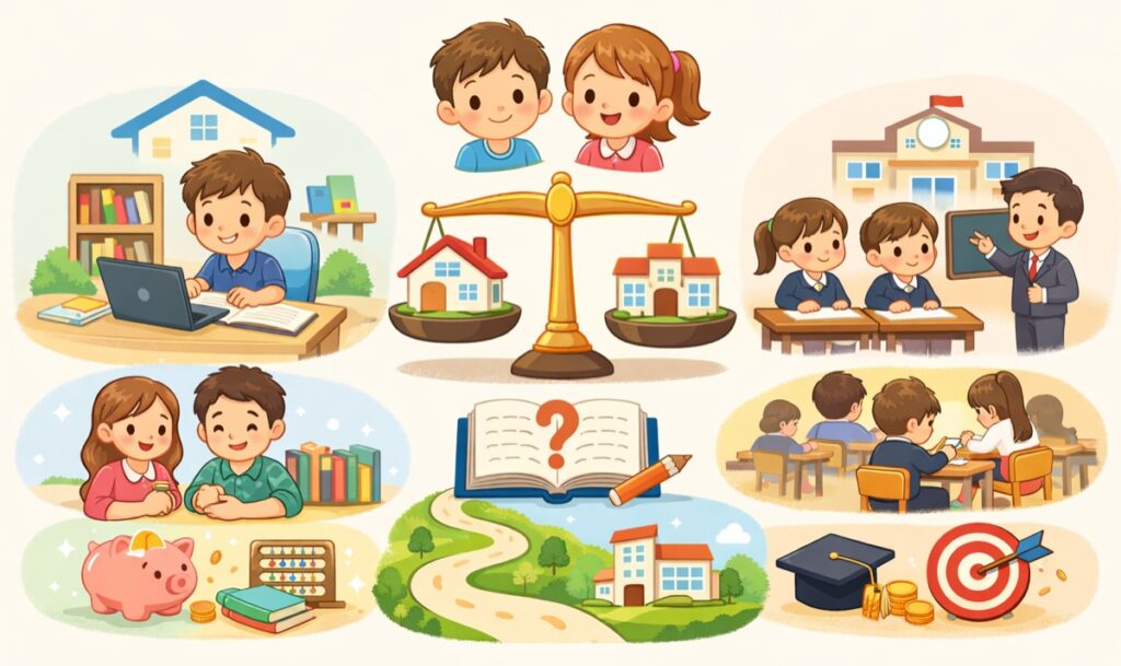 どちらを選ぶ？小学生向け・3つの判断ポイント