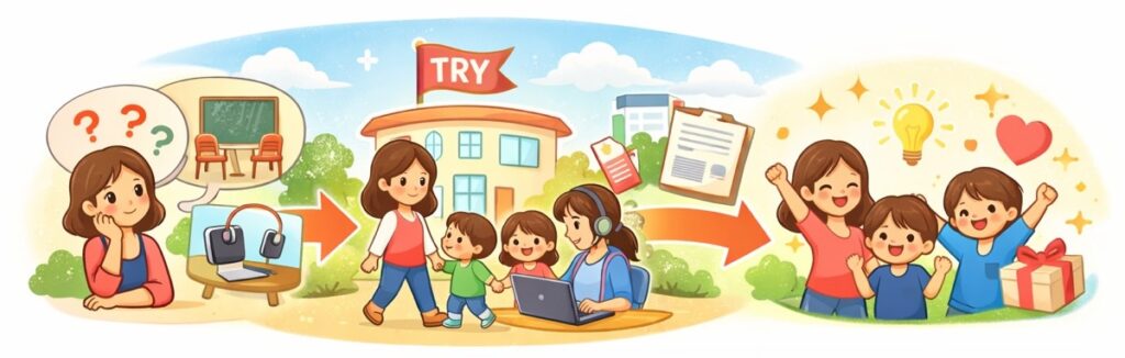 迷ったときの最初の一歩：無料体験から始める方法