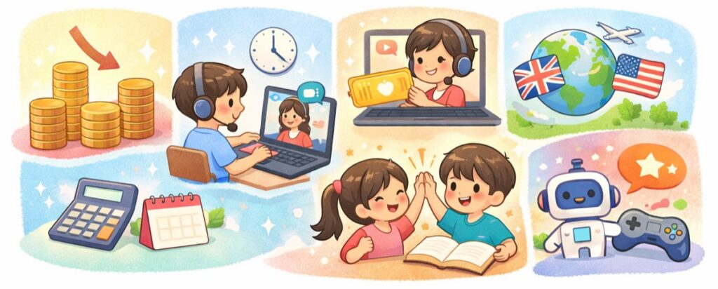 【月謝比較表】中学生向けオンライン英会話おすすめ一覧